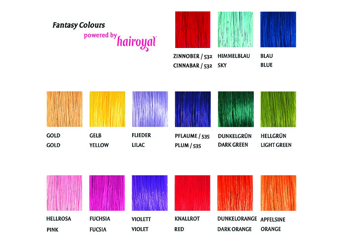 Farbchart - Crazy/Fantasy Colour