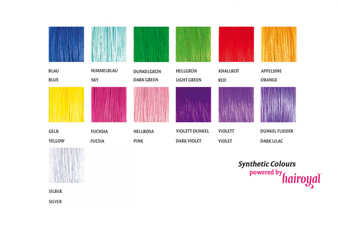 Farbchart - Synthetic Colours