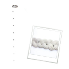 Kristallstr&auml;hne mit Clip #Schwarz